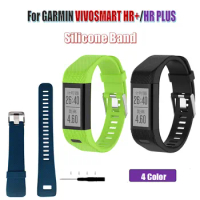 Silicone Wrist bands Watches For Garmin Vivosmart hr+ plus Smart Bracelet Accessories Watch Band for Garmin Vivosmart HR+ Strap