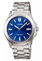 Casio Casio Analog Jam Tangan Pria Strap Rantai Silver MTP-1215A-2A2 Original