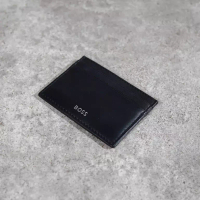 Hugo Boss Dompet HUGO BOSS RANDY BLACK CARD HOLDER 100% ORIGINAL