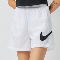 Nike Sportswear Essential White 女款 白色 運動 舒適 黑勾 短褲 DM6740-100