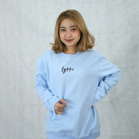 Sweater Crewneck PRIA CrewNeck Wanita Crewneck Sweatshirt Longsleeve  Switer Lengan Panjang LYKKE  U