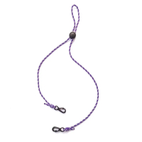 DMI STRAP MASK UNGU PUTIH- Tali Masker Hijab - Strap Kalung Masker Pria Wanita