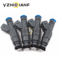4x 0280155887 High Quality Fuel Injector For Ford- Contour- Escape- Escort Focus- Mercury-Cougar 1998-2004 0 280 155 887 XS4U-AA
