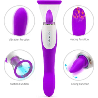 Adult Masturbators Blowjob Vibrators Heating Nipples Clitoris Stimulator Sucker Vagina Sucking anal Vibration Sex Toys For woman