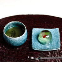 🔥現貨🔥日本空運來台 日本製 美濃燒 陶瓷 Rokuro 六魯土耳其藍色茶杯組 泡茶組 茶杯-富士通販