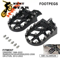 Foot Pegs For Suzuki DR650SE 1996-2022 RM85（K2/K3/K4/K5/K6）2002-2006 DRZ125L Motorcycle Dirt Pit Bike