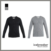 【Icebreaker】中性款 Cardigan 開襟薄外套-JN150(背心/輕薄外套/外搭衣/保暖/美麗諾羊毛)