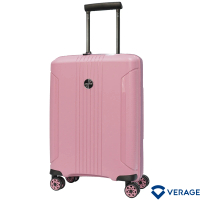 【Verage 維麗杰】20吋倫敦系列行李箱/登機箱(粉)