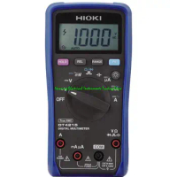 HIOKI DT4215 digital multimeter measures voltage, resistance, current, capacitance, and diodes