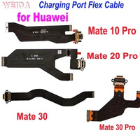 1 pcs Charging Port Connector Board Parts Flex Cable With Mic For Huawei Mate 10 Pro Mate 20 Pro Mate 30 Pro Charging Flex Cable