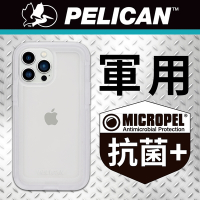 美國 Pelican 派力肯 iPhone 13 Pro Max Voyager 航海家 防摔抗菌手機保護殼 - 透明