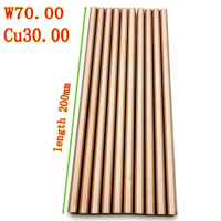แท่งทองแดงทังสเตน, W70Cu30, แถบทองแดงอิเล็กโทรด, แท่งไฟฟ้า, โลหะผสมทองแดงทังสเตน W70, จุดประกายไฟฟ้า