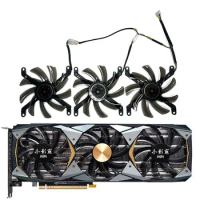 NEW 85mm T129215SU 4pin RTX 2070 SUPER OC GPU Fan For HASEE XIAOYINGBA RTX2070 SUPER OC ​Video Card Cooler fan
