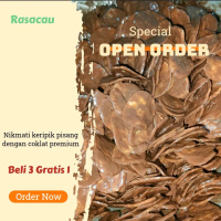 PROMO OPEN ORDER TERBATAS!! Keripik Pisang Koin Coklat Lumer Nangka Kering Cemilan Kripik Goreng Man