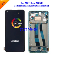 AMOLED LCD Original For Xiaomi Mi 11 Lite 5G NE LCD For Mi 11 Lite 5G NE LCD Display LCD Screen Touch Digitizer Assembly