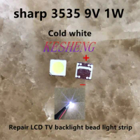 For SHARP LED TV Application LCD Backlight for TV LED Backlight 1W 9V 3535 3537 Cool white 500pcs/lot