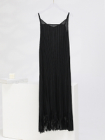 40573 One Size (45-75kg) Pleated Spring And Summer WomenS Sleeveless Tassel Slim Fit Inner Wear Slim