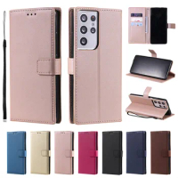 Wallet Card Stand Magnetic Flip Leather Case For Samsung Galaxy A12 A13 A14 A34 A51 A52 A53 A54 S23 Ultra S22 S21 Plus S20 FE