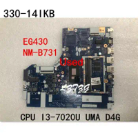 NM-B731 For Lenovo Ideapad 330-14IKB Laptop Motherboard CPU I3-7020U UMA D4G FRU 5B20R18556