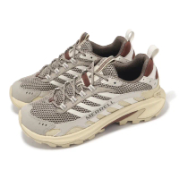 【MERRELL】戶外鞋 Moab Speed 2 Vent 2k SE 1TRL 男鞋 米白 灰 黃金大底 健行鞋 登山鞋(ML005805)