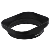 Haoge LH-OM45 Square Metal Lens Hood Shade for Olympus M. ZUIKO DIGITAL ED 45mm f/1.8 Lens 45/1.8