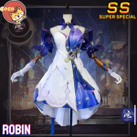 Star Rail Robin Cosplay Costume Game Honkai Star Rail Robin Cosplay Halloween Costume Robin Cosplay CoCos-SS