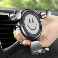 Phone Car Holder Gravity Air Vent Clip Mounts Automóvil GPS Stand Interior Accessories Support For Apple Iphone 13 11 Samsung