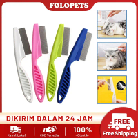 FOLOPETS Sisir Kutu Kucing Anjing Sisir Kucing Sisir Grooming Kucing