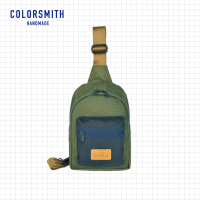 【COLORSMITH】CR．經典單肩後背包．CR1398-OG(台灣原創品包包品牌)