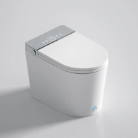 Hotel bathroom ceramic floor mounted toilet bowl intelligent electric bidet automatic wc small smart toilet with bidet