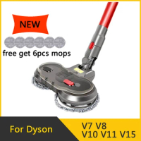 Electric Mop Dyson Head Drive Suction Head for Dyson V7 V8 V10 V11 V15 One-piece Suction and Tow Machine Design
