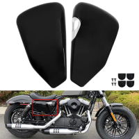 Motorcycle Battery Fairing Cover For Harley Sportster 883 1200 XL 2014-up Left Right Protection Cover Black