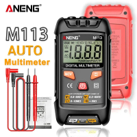 Multimeter Digital, ANENG M113 AC / DC, Saiz Mini, 1999 Kiraan, Meter Voltan, Ketepatan Tinggi, RMS 