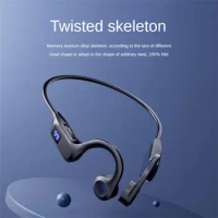 Bone Conduction Earphones X7 Hifi Ear-hook Wireless Headset With Mic Headphones TF Card MP3 Earbud