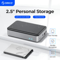 ORICO Personal Private Storage 1TB/2TB/4TB 2.5" HDD/SSD NAS Type-C Port with Automatic Backup Remote Access &amp; Share Data