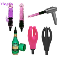 Adult Women Men Masturbation Fascial Gun Dildo Attachments 12/18mm Anal Plug Kits Sex Toys Masturbator Vagina Cup Fake Penis