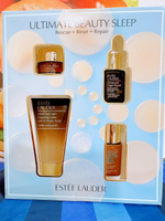 雅詩蘭黛 小棕家族美肌修護組 ：特潤7ML(滴管版)＋特潤全能修護亮眼霜5ML＋特潤超導醒膚潔顏蜜30ML＋特潤超導舒敏奇肌安瓶5ML