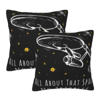 Star Trek Original Series Starfleet Symbol Character Square pillow Set of 2 Home Comfortable Nerdy The bedroom Graphic