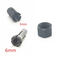 Collet Chuck Cap With Nut Electric Router Drill Chuck For Makita 906 763620-8 3mm 6mm 763627-4 GD0603 GD0601
