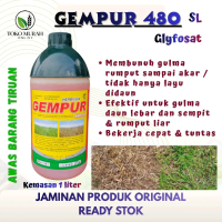GEMPUR 480 SL GLYFOSAT  ORIGINAL PT PETRO KAYAKU Basmi Rumput hijau Sampai ke akar akarnya