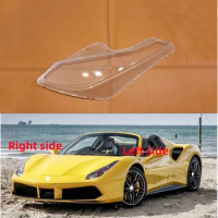 For Ferrari 488 2015 2016 2017 2018 2019 Car Headlight Shell Headlight cover Headlamp Lens Headlight Glass Auto Shell Cover
