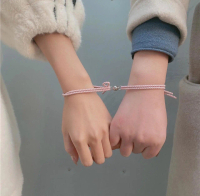 [2pcs / 1Pasang] Gelang Magnet Couple - Gelang Tali Couple Magnet