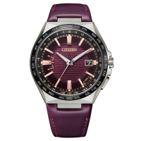 CITIZEN星辰 電波光動能鈦金屬腕錶CB0217-04E