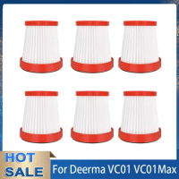 Washable HEPA Filter For Deerma VC01 VC01Max Handheld Wireless Vacuum Cleaner Accessories Replacement Spare Parts
