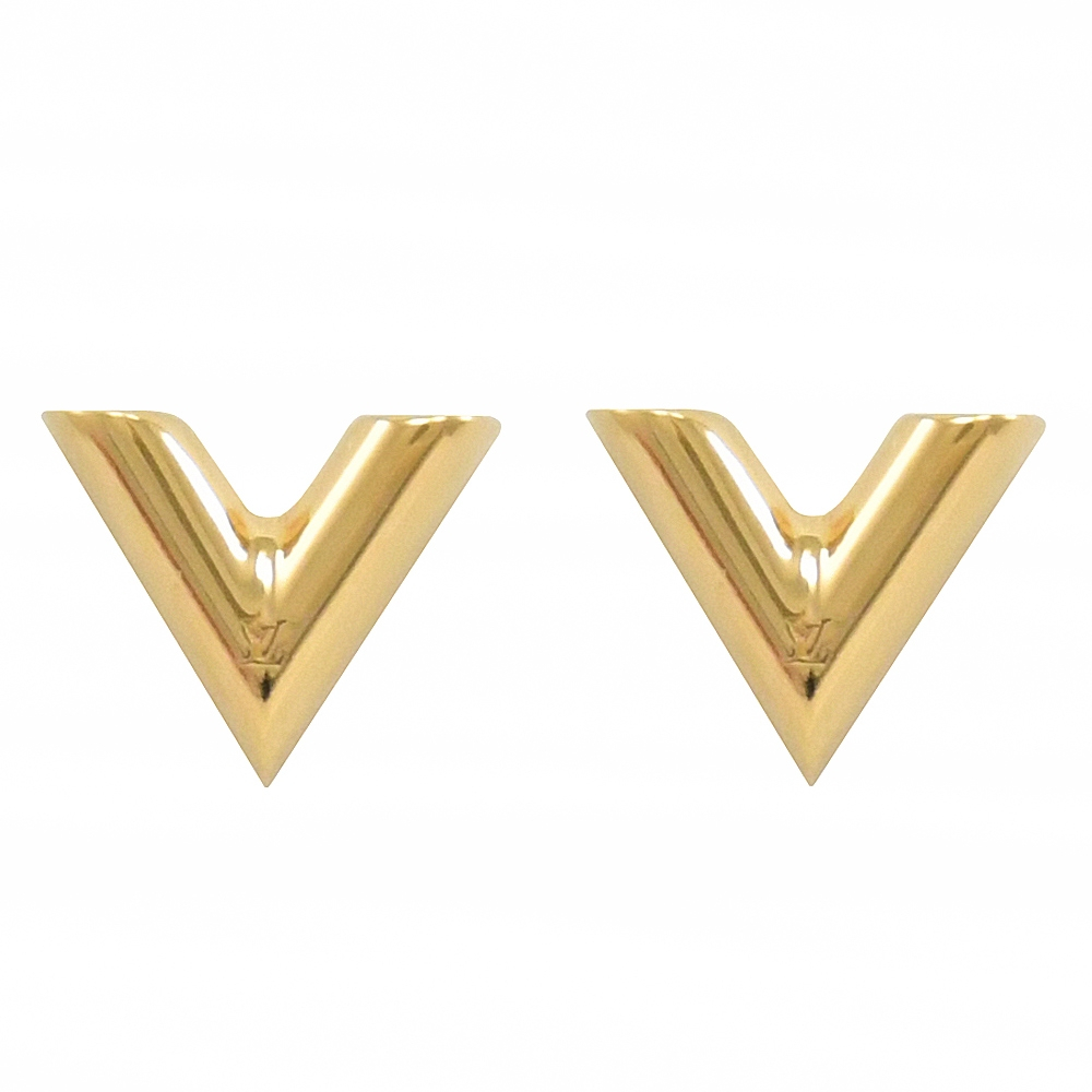 Shop Louis Vuitton Essential v stud earrings (M63208, M80139