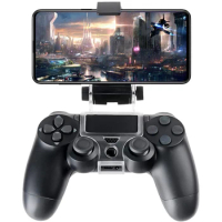 For Controller Cell Phone Clip Holder Mount Bracket Stand Fit Smartphone Stands For PlayStation 4 PS4