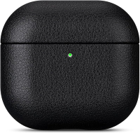 LOPIE Leather Case Designed for AirPods 4 and AirPods 4 with Active Noise Cancellation Leather Case