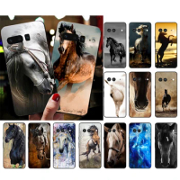 Phone Case for Google Pixel 8 7 Pro 7a 6A 6 Pro 5A 4A 3A Pixel 4 XL Pixel 5 6 4 3 3A XL Horse Case Funda