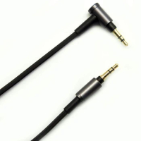 For Sony WH-1000 XM2 XM3 XM4 H900N H800 Headphone 3.5mm Audio Cable, 1.5M/4.9Ft Long (Black Without Microphone)