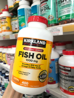 美國Kirkland 深海魚油+奧米加3, 1,000毫克 400粒軟膠囊